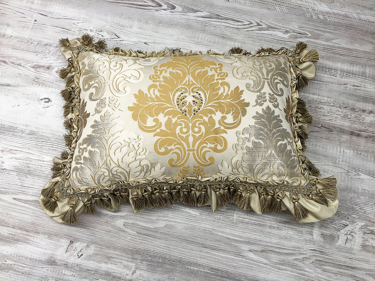 Luxury cushion "Swarovski Princess"