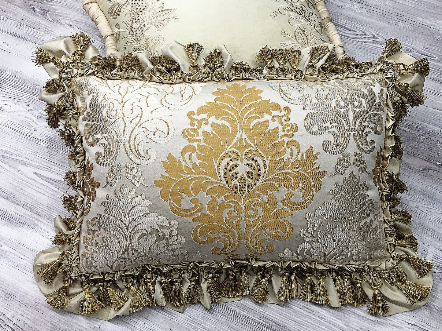 Luxury cushion "Swarovski Princess"