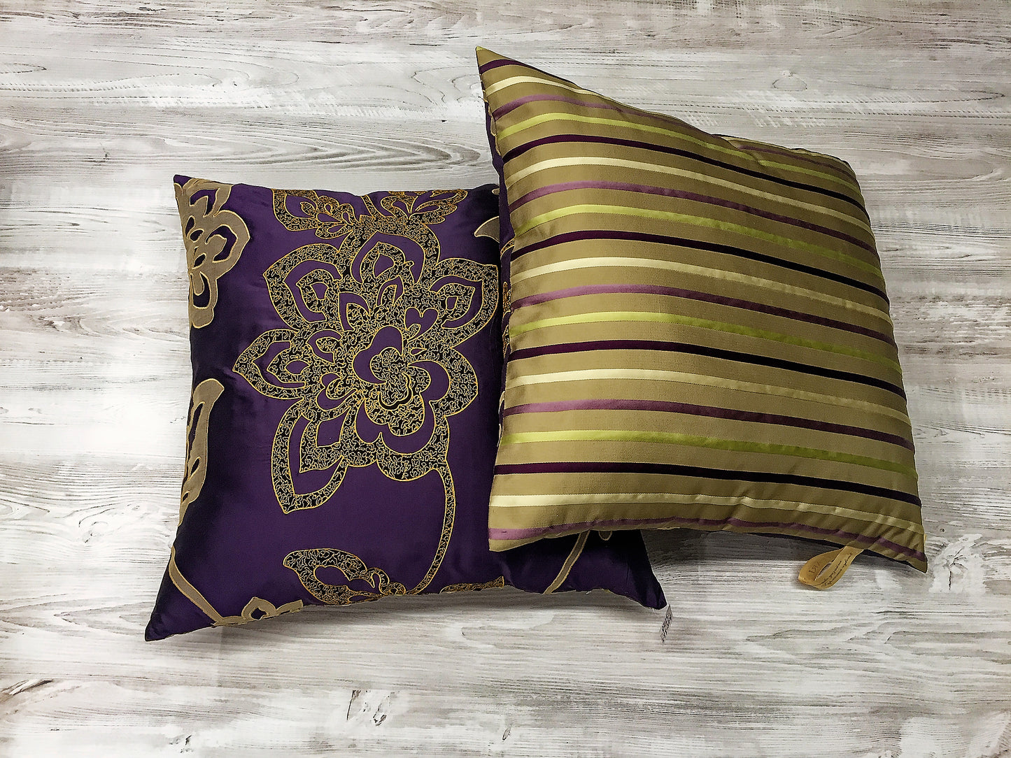 Luxury cushion collection "Flori Embroidery" Set of 3 Cushions