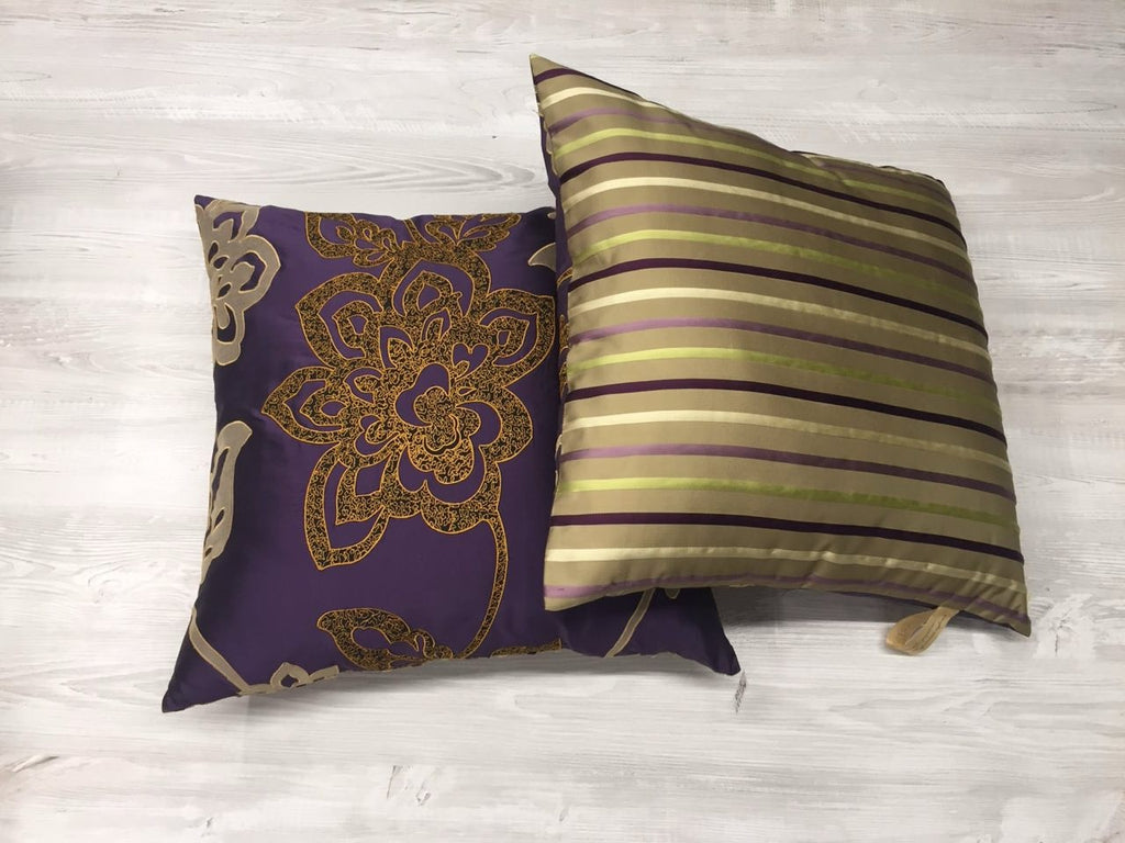 Colección Seda Violeta y a Rayas